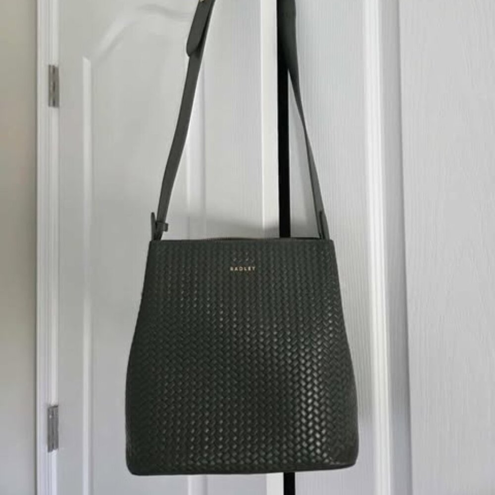 Radley Dark Green Crossbody Medium Purse